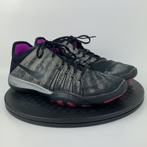 Nike Free TR6 Silver/Pink Athletic Running Shoes 849805-002 Women's Size 9 - Picture 4 of 12